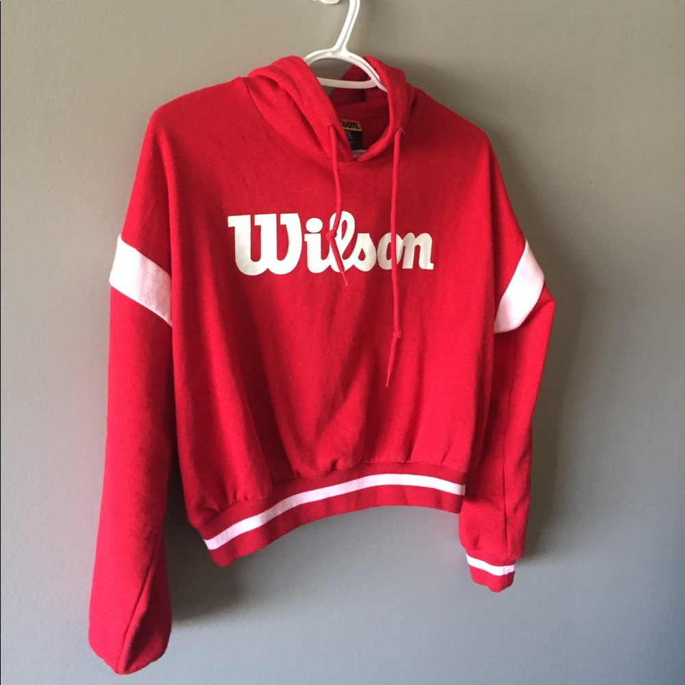 Wilson cropped hoodie